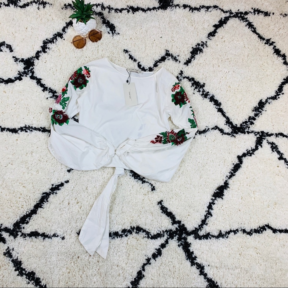 Peasant Blouse Embroidered long sleeve Bohemian